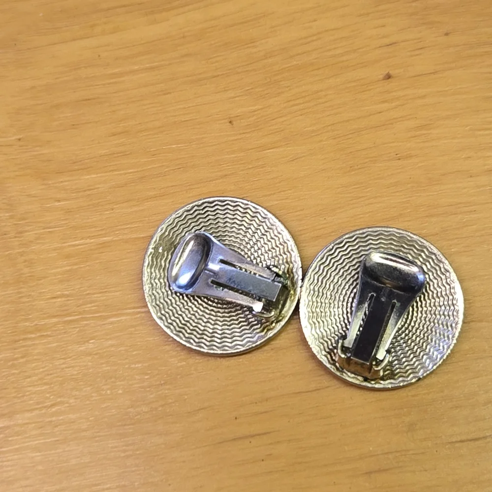 Vintage clip on earrings